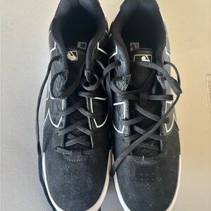 Under Armour Black and White Cleats